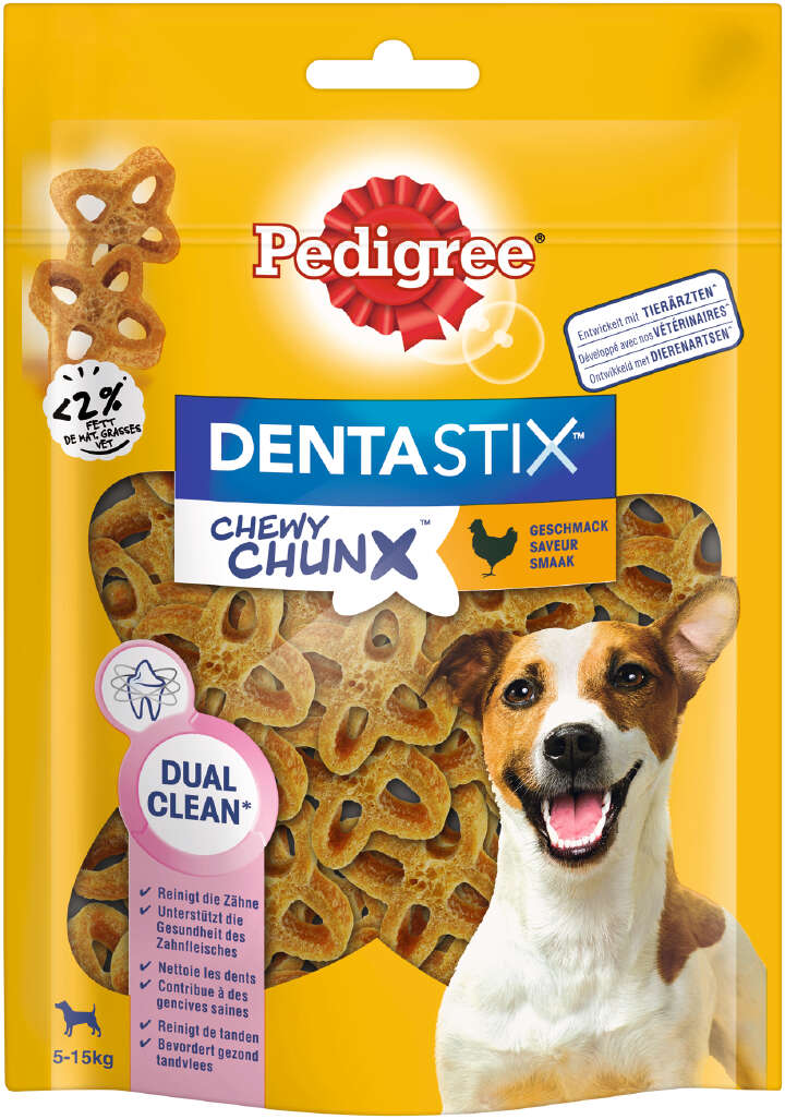 Pedigree Hundeleckerli Dentastix Chewy Chunx Mini Huhn
